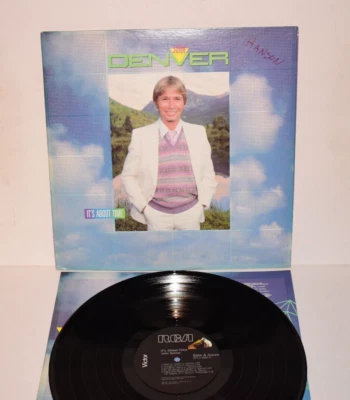 12" LP Record 33rpm Vinyl 1983 John Denver It's About Time - Image 1 of 4