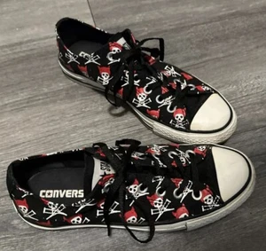 Rare Converse Jackass Skull MTV 2010 Chuck Taylors Converse Men’s 6 Women’s 8 - Bild 1 von 17