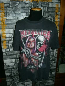 Vintage Metallica rock cotton jersey shirt trikot maillot '80s - Picture 1 of 1