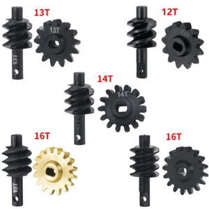 12T/16T Metal Overdrive Differential Diff Worm Gear Set for 1/24 RC Axial SCX24 - Picture 1 of 38