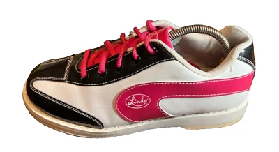 Wo: Tamanho 8.5 ~ RARO Linds™ ~ Sapatos de boliche New Era Terry destro - Imagem 1 de 4