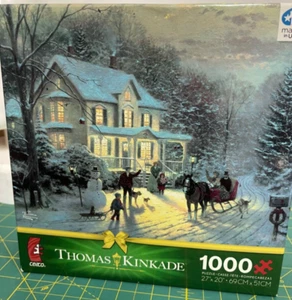 2014 Home For The Holidays Thomas Kinkade 1000-teiliges Puzzle neu - Bild 1 von 6
