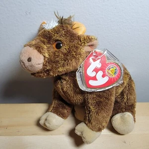 TY Beanie Baby - JERSEY the Cow (BBOM January 2004) (6 inch) - MWMTs Stuffed Toy - Picture 1 of 1