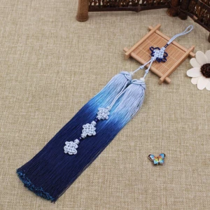 Seda Artes Marciales Taichi Espada Borla Pandent Samurai Espada Katana Tanto Borlas - Imagen 1 de 9