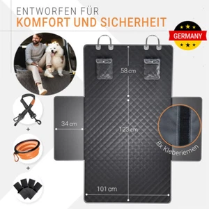 Kofferraumschutz Hund Hundedecke Auto KFZ Kofferraummatte mit Seitenschutz NEU! - Bild 1 von 13