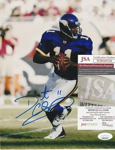 DAUNTE CULPEPPER MINNESOTA VIKINGS JSA AUTHENTICATED ACTION SIGNED 8x10 - Picture 1 of 1