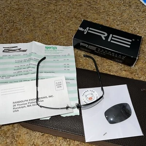 Randolph Engineering Sun Glasses- Missing Screws And Nuts Scratches Used - Picture 1 of 10