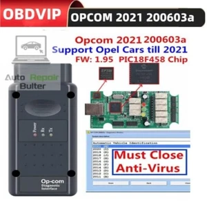 OPCOM 2021 200603a OP-COM V1.95 OPEL Diagnostic instrument FT232RQ PIC18F458 - Foto 1 di 4