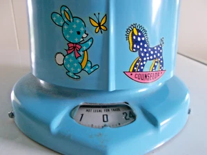 Vintage Counselor Baby Scale - Blue - Weighs Up To 24 Pounds - Works Great! - Picture 1 of 4