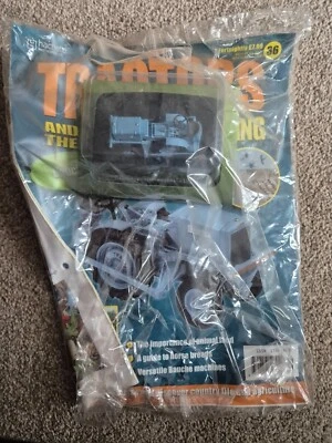 1/43 HACHETTE UNIVERSAL HOBBIES TRACTOR FARMING 1957 BAUCHE POUSSE-WAGONS MODEL - Image 1 of 3