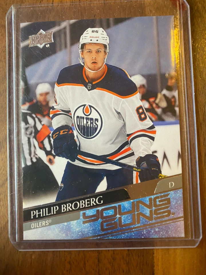A52,584 - 2020-21 Upper Deck #204 Philip Broberg Young Guns RC - Image 1 of 1