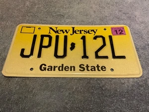 New Jersey License Plate 2001 Garden State JPU-12L - Picture 1 of 1