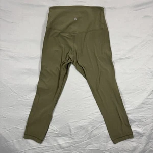Lululemon Wunder Train High-Rise Crop Damen 6 Bronze Grün Athleisure Yoga - Bild 1 von 7