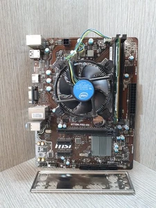 Intel Core i3-6100 @ 3.7GHz 4GB DDR4 MSI H110M Pro-VH Bundle EA0108 - Picture 1 of 7