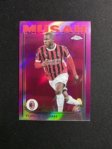 2024-25 Topps Cromo UEFA UCC #79 YUNUS MUSAH Rosa Refractor/250 - Imagen 1 de 2