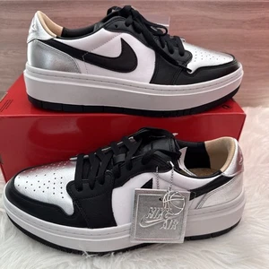 Nike Air Jordan 1 Elevate Low SE Women's SZ 11.5 Shoes White Silver Black New - Picture 1 of 12
