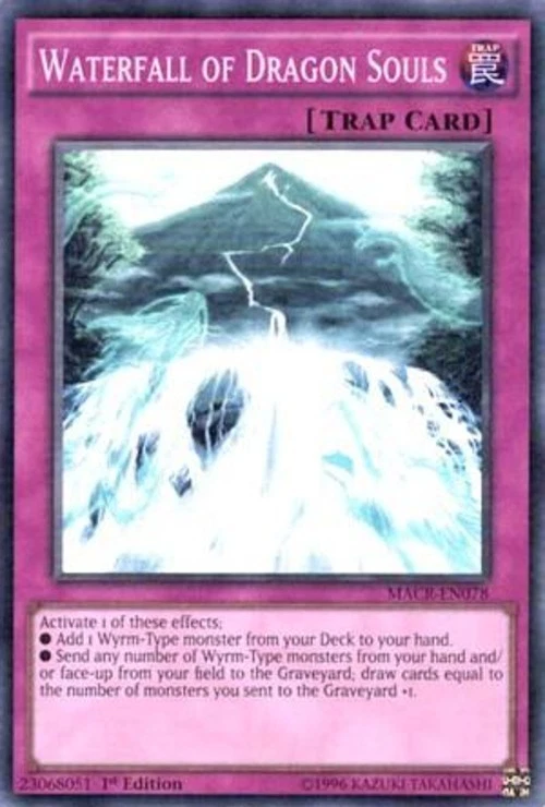 MACR-EN078 WATERFALL OF DRAGON SOULS SUPER RARE 1ST EDITION NEAR MINT YuGiOh TCG - Image 1 of 1