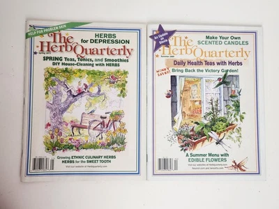 The Herb Quarterly Magazine Lot Summer 2009 Spring 2012 Daily Health Teas Tonics - Image 1 of 4