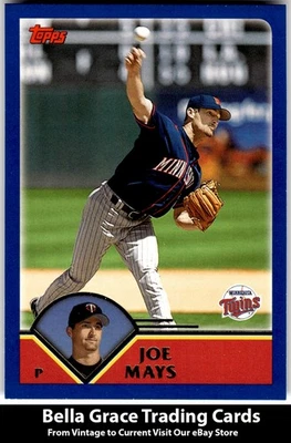 Bola de beisebol 2003 Topps Joe Mays #525 Minnesota Twins MLB - Imagem 1 de 2
