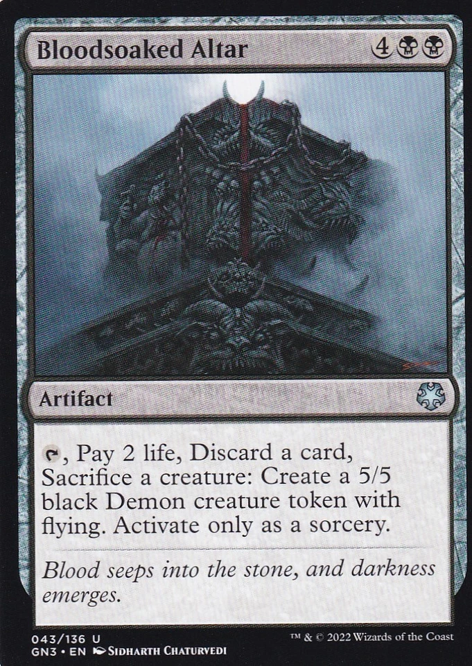 MTG Bloodsoaked Altar English GN3 - Image 1 of 1