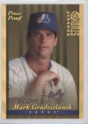 1997 Donruss Studio Gold Press Proof /500 Mark Grudzielanek #38 - Image 1 of 2