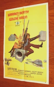 $ (DOLLARS)   Goldie Hawn - Warren Beatty - Gert Frobe - 1971 One Sheet - Picture 1 of 1