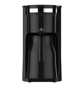 Cafetera LENTZ + jarra aislante 1L negra - Imagen 1 de 6