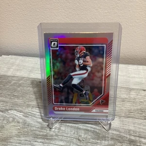 2024 Panini Donruss Optic - Drake London #10 Holo Prizm Falcons WR1 💪🔥 - Picture 1 of 2