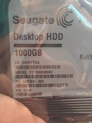 NIP Seagate 1000 GB 1 TB HDD - Image 1 of 4