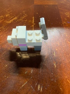 Wolf - PINK Collar Mine Wolf Minecraft LEGO Minifigure Figure - Picture 1 of 3
