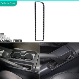 Cuadro de freno de mano consola de fibra de carbono real para Mitsubishi Eclipse 2006-2012 - Imagen 1 de 22