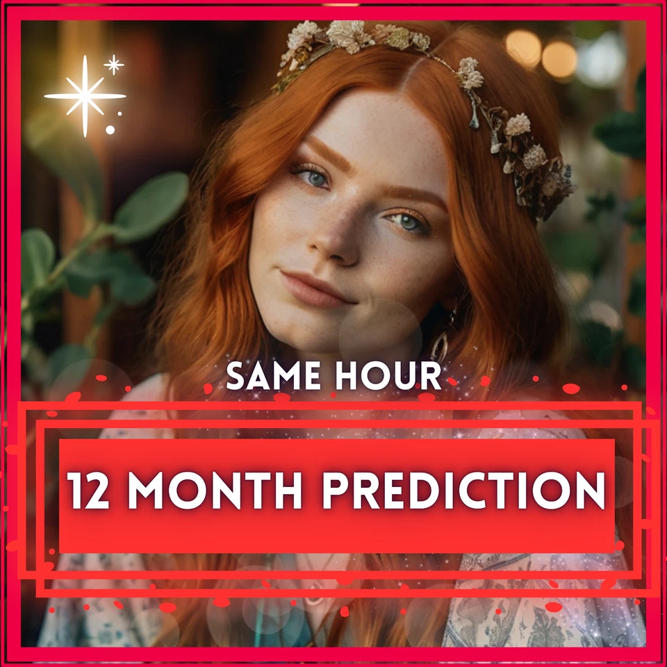 Predicciones de 12 Meses, Predicciones Psíquicas de Año Nuevo de Navidad, Lectura General Foto 1 de 1