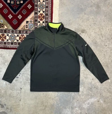 Chaqueta Nike Hypervis Para Hombre Grande Negra 1/2 Cremallera Golf Cubre Rory McIlroy 619846 Foto 1 de 4