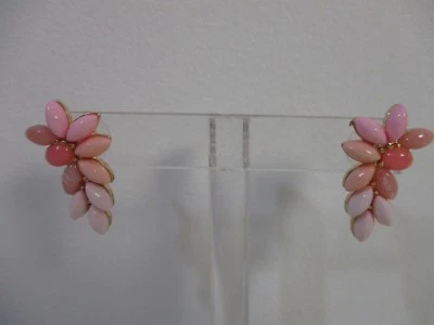 Lee By Lee Angel Mutli Color Cabochon Ear Climber Earrings NWOT $48 PINK - Image 1 of 4