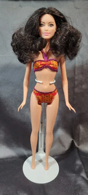 Mattel BeachBarbie Ракель кукла трудно найти редкая бикини 2013 BCN24 - Изображение 1 из 4