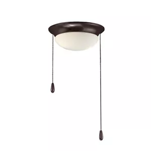 Maxim Lighting 2-Light LED Ceiling Fan Light Kit, Bronze, White - FKT211SWOI - Picture 1 of 1