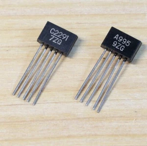 1pair 2SA995+2SC2291 A995 C2291 Low Noise Audio Transistor DIP5 - Picture 1 of 3