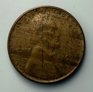 1936 Wheat Penny Woody Improper Alloy Mix Error Coin - Picture 1 of 2