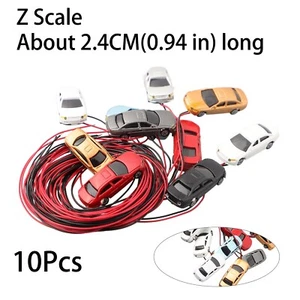 Toy Parts 10pcs Model Car 12V/20mA 1:200 Scenery With LEDs For Railway - Picture 1 of 12