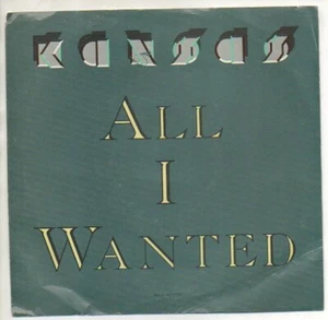 KANSAS 45 RPM Record w/ Pic Sleeve WE'RE NOT ALONE ANYMORE / ALL I WANTED Mint- - Picture 1 of 4