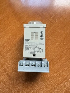 Omron HB3A Timer, 100/120Vac, 50/60Hz, 5A, 250V Resistive load - USED - Picture 1 of 6