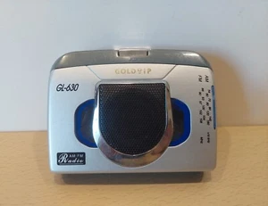 Vintage Cassette Audio Player Goldvip . Portable Personal . - Picture 1 of 16