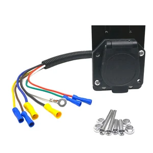 7Pin Trailer Connector Adapter Repairing Accessories Car Truck Plug Power Cord - Picture 1 of 11