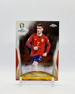 2024  Topps Chrome Euro #76 Alvaro Morata - Picture 1 of 2