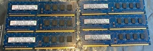 Hynix 9GB 3x2GB 3x1GB HMT325U6BFR8C PC3-10600U 9-10-A0 1333Mhz DDR3 Tested - Picture 1 of 1