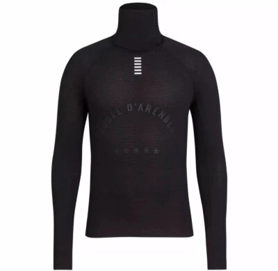 CAPA BASE DE CICLISMO MANGA LARGA TÉRMICA RAPHA PRO TEAM NEGRA NUEVA CON ETIQUETAS CON CUELLO GRANDE Foto 1 de 4