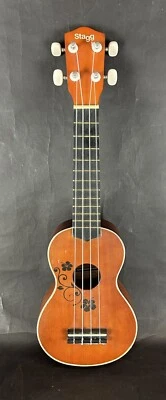 Stagg Soprano Ukulele US20 Flower Design - Image 1 of 4