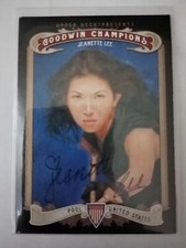 JEANETTE LEE Signed Goodwin Champions Card  Pool Legend Black Widow