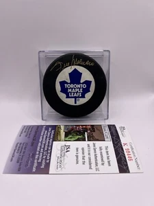 Frank Mahovlich Signed Toronto Maple Leafs NHL Puck W/ Case JSA COA - Picture 1 of 4