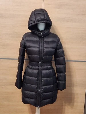 New girls ADD DOWN winter down black coat size 16 years - Image 1 of 4
